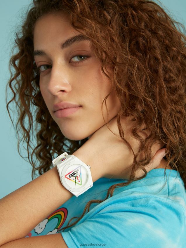 Guess hvit analog klokke hvit unisex F0LJ801351