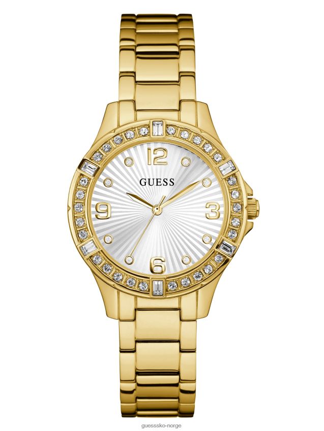 Guess ingen farge gull-tone klokke ingen farge unisex F0LJ807745