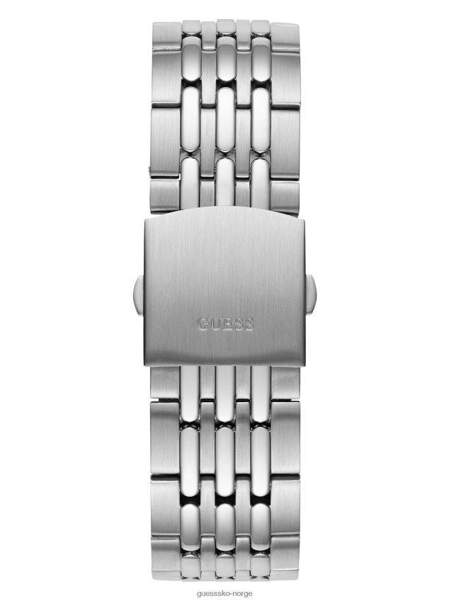 Guess ingen farge sølv og blå multifunksjonsklokke ingen farge unisex F0LJ808746