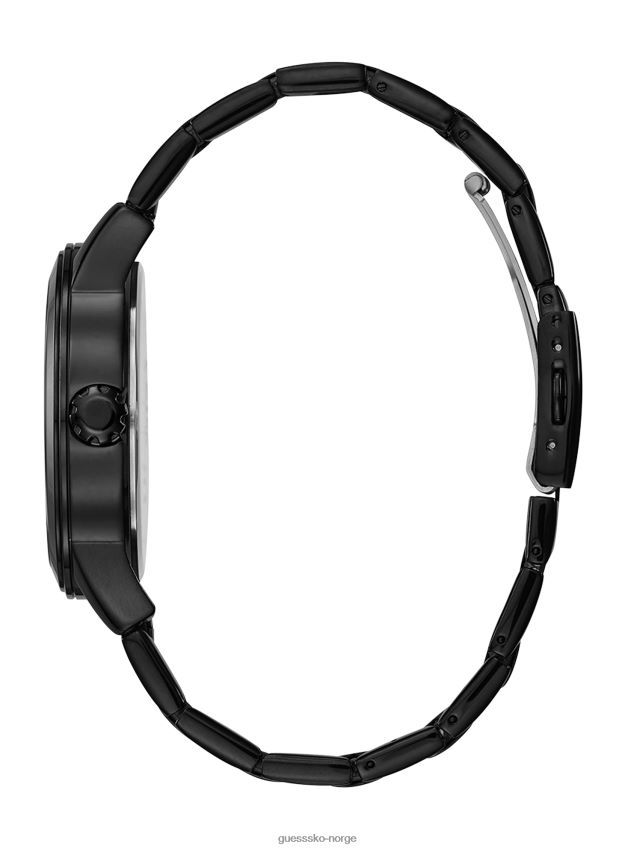 Guess ingen farge svart analog klokke ingen farge unisex F0LJ808720