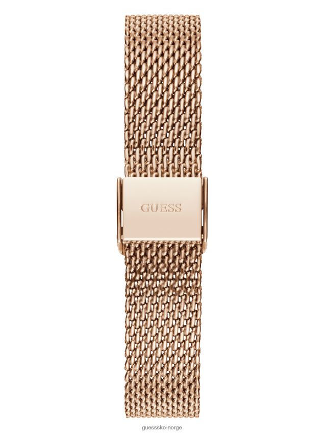 Guess juvel rosa gull-tone klokke uten farge ingen farge unisex F0LJ807828