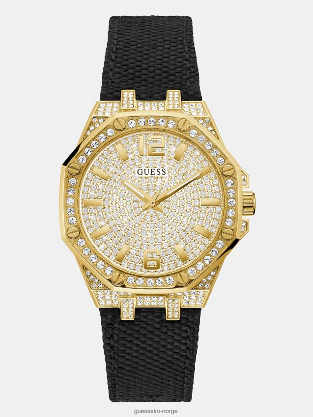 Guess krystall analog klokke blå blå unisex F0LJ804502