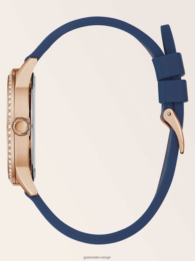 Guess krystall analog klokke blå ny trend blå unisex F0LJ804420
