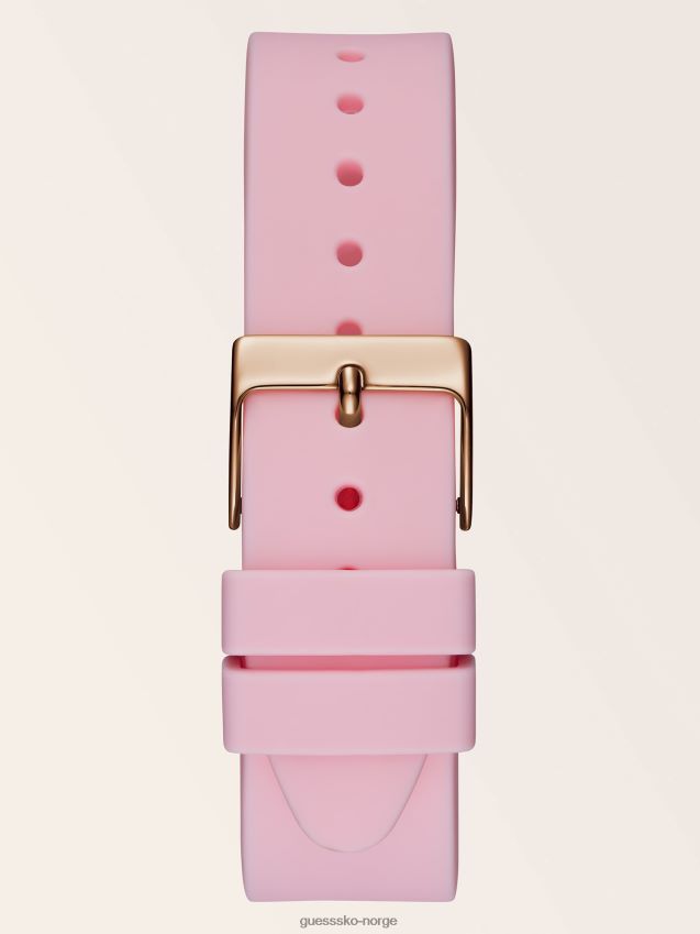 Guess krystall analog klokke i rosa gull Rose gull unisex F0LJ804722