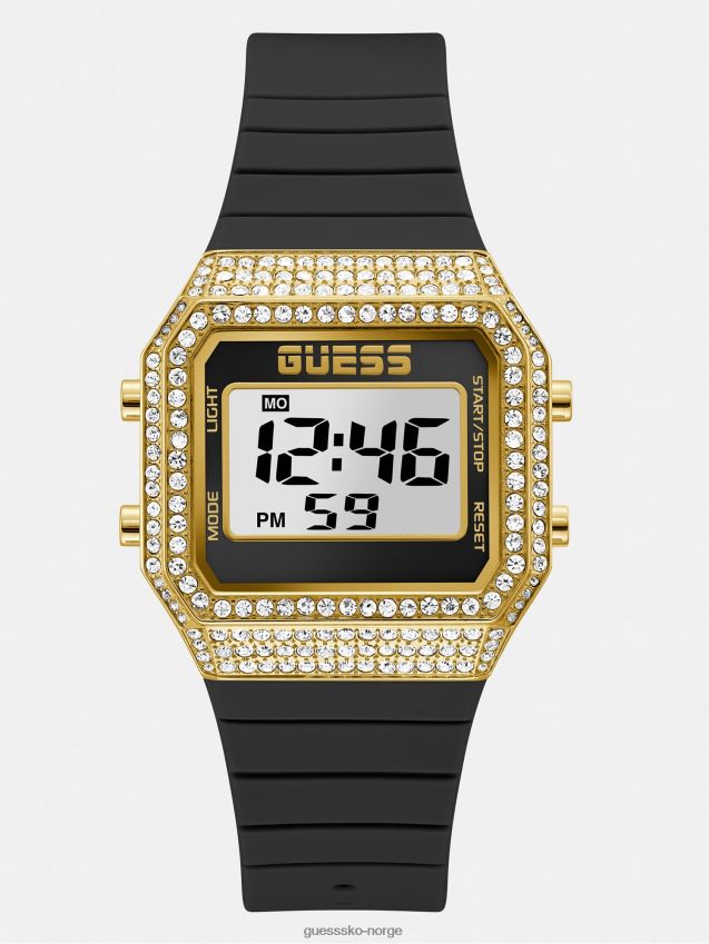 Guess krystall digital klokke blå blå unisex F0LJ804481