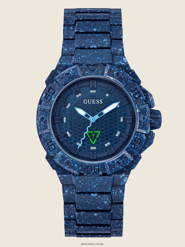 Guess marine analog klokke blå blå unisex F0LJ8010941