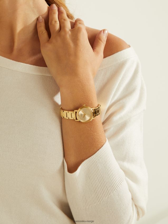 Guess multi gull-tone diamant analog klokke multi unisex F0LJ8010106