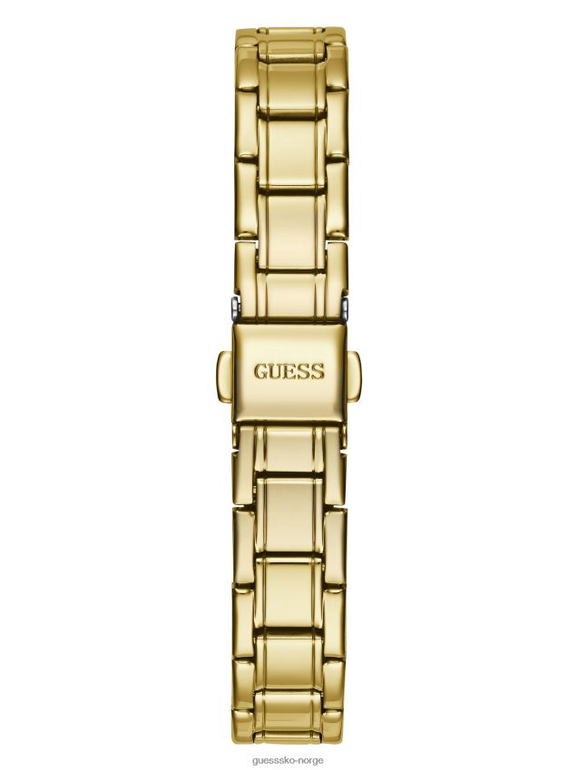 Guess multi gull-tone diamant analog klokke multi unisex F0LJ8010106