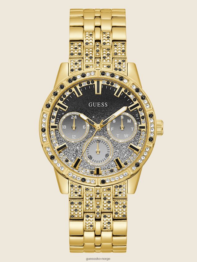Guess multi-gull-tone multifunksjonsklokke ny trend multi unisex F0LJ8010094