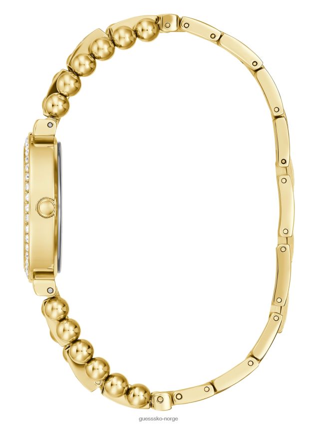 Guess multi gull-tone og rhinestone analog klokke multi unisex F0LJ8010103