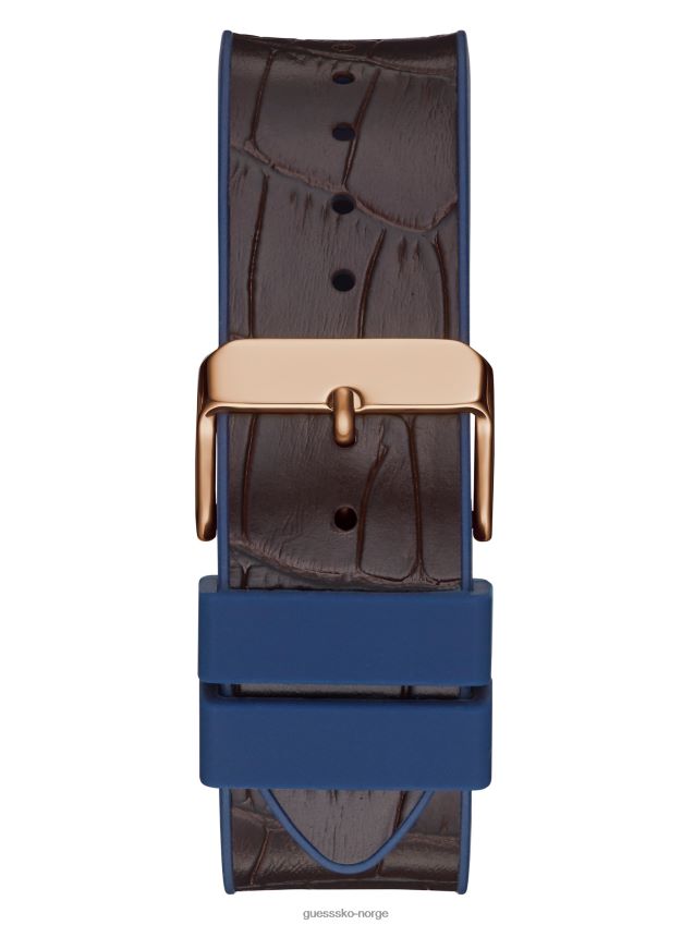 Guess multi rose gull-tone og marine tønne analog klokke multi unisex F0LJ8010996