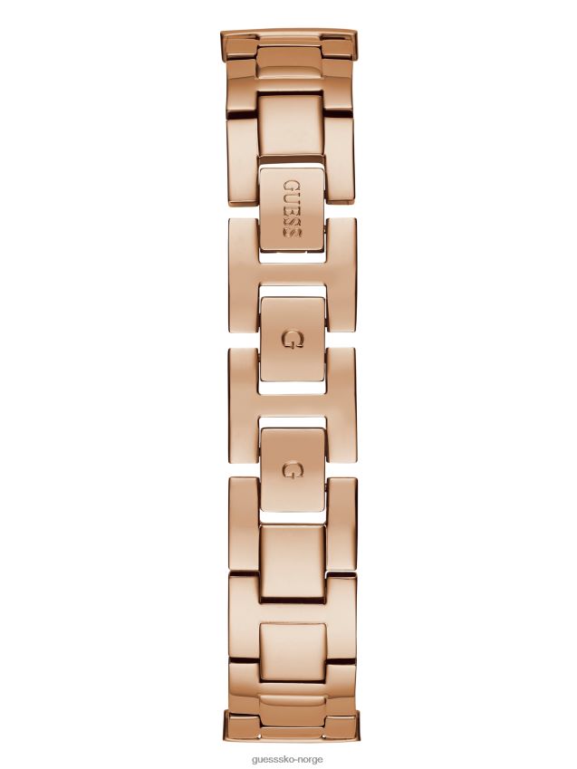 Guess multi rose gull-tone og rhinestone analog klokke multi unisex F0LJ8010139