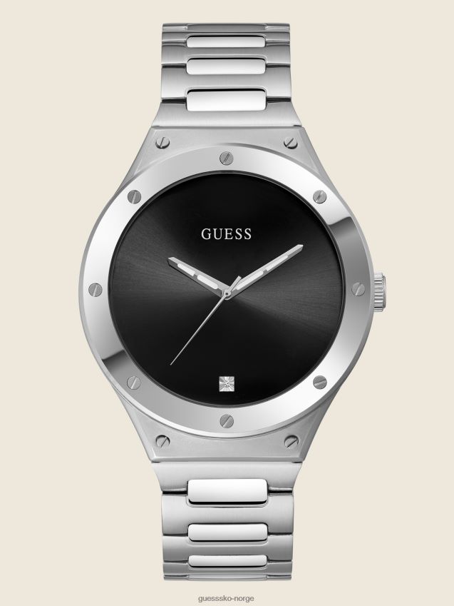 Guess multi sølv-tone og svart analog klokke multi unisex F0LJ8010906