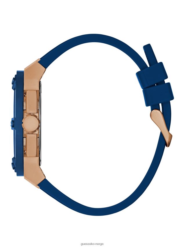 Guess multifunksjonsklokke i multiblå og rosa gulltone multi unisex F0LJ8010936