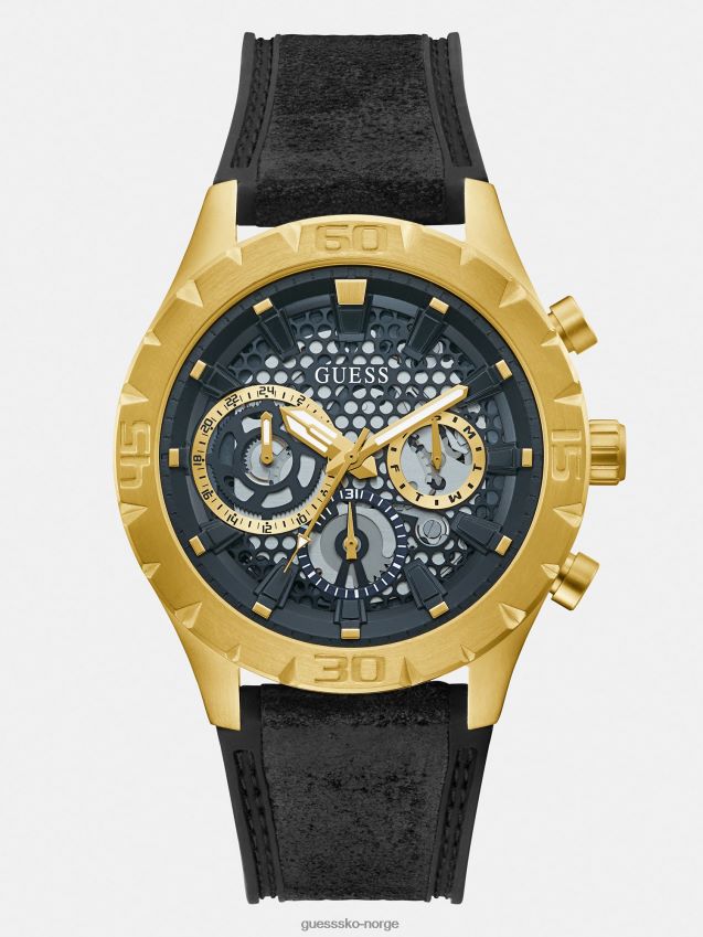 Guess multifunksjonsklokke svart svart unisex F0LJ801665