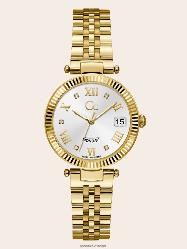 Guess rosa gull gc kvarts kalenderklokke Rose gull unisex F0LJ804726