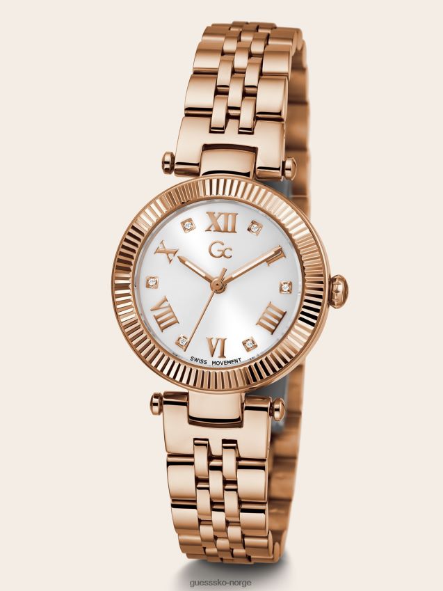 Guess rosa gull gc quartz analog klokke Rose gull unisex F0LJ804751