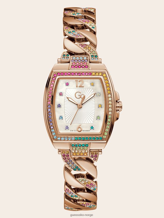 Guess rosa gull gc stål analog klokke Rose gull unisex F0LJ804381