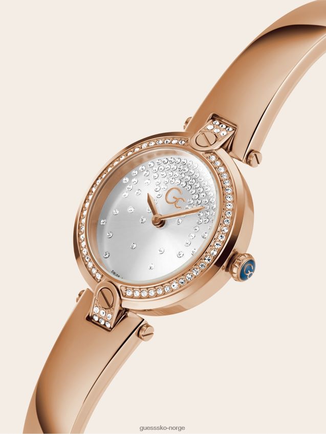 Guess rosa gull gc stål analog klokke motetrend Rose gull unisex F0LJ804745