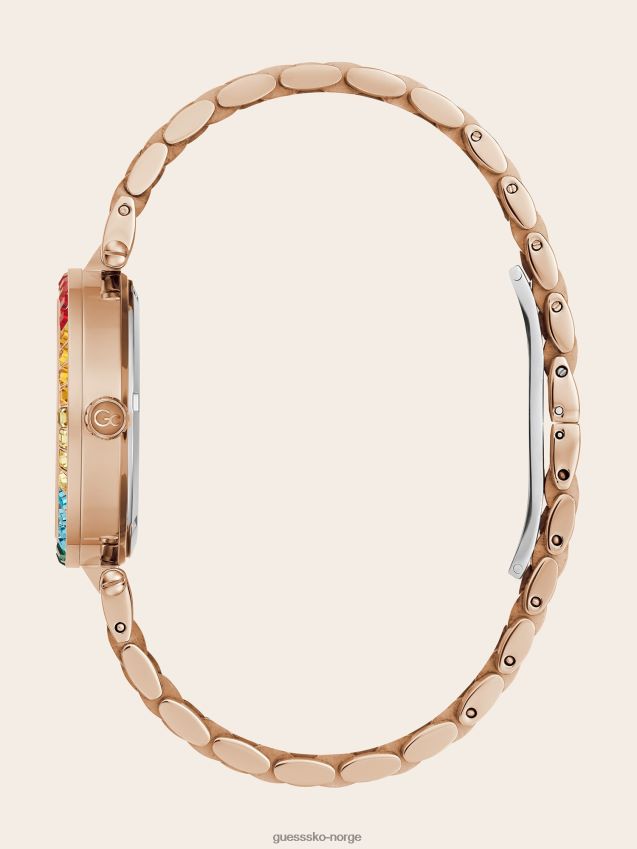 Guess rosa gull gc stålklokke med datofunksjon Rose gull unisex F0LJ804480