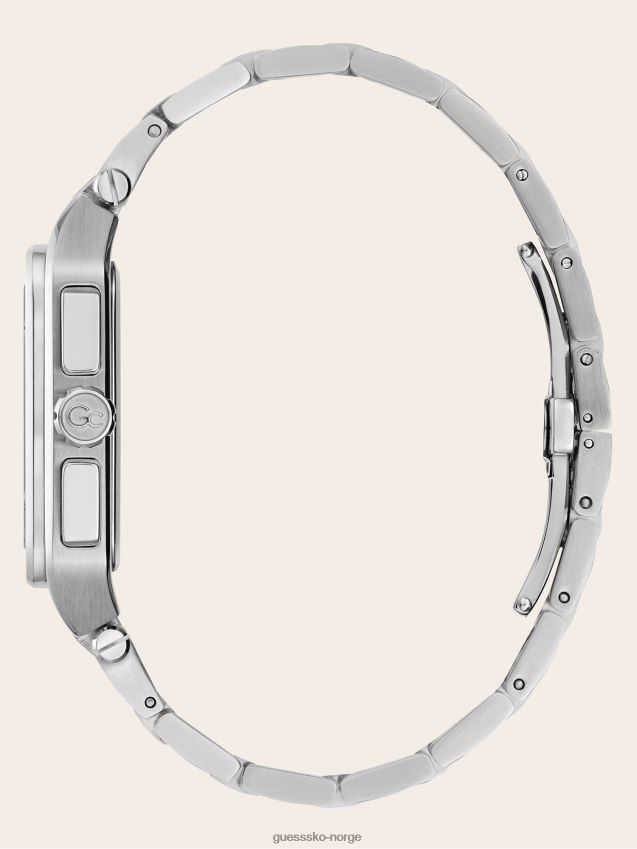 Guess sølv gc kvarts kronografklokke ny trend sølv unisex F0LJ801689