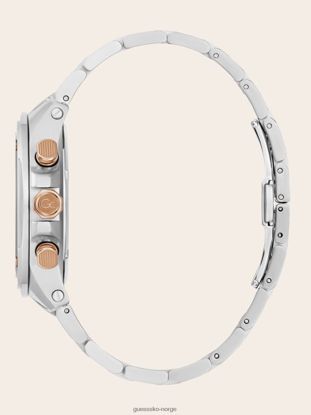 Guess sølv gc stål kronograf klokke sølv unisex F0LJ801653