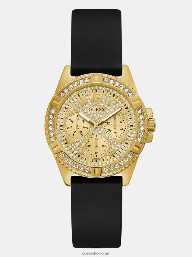 Guess sølv multifunksjons krystallklokke sølv unisex F0LJ804124