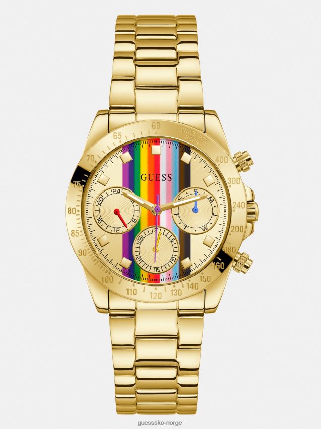 Guess sølv multifunksjonsklokke i rustfritt stål sølv unisex F0LJ804709