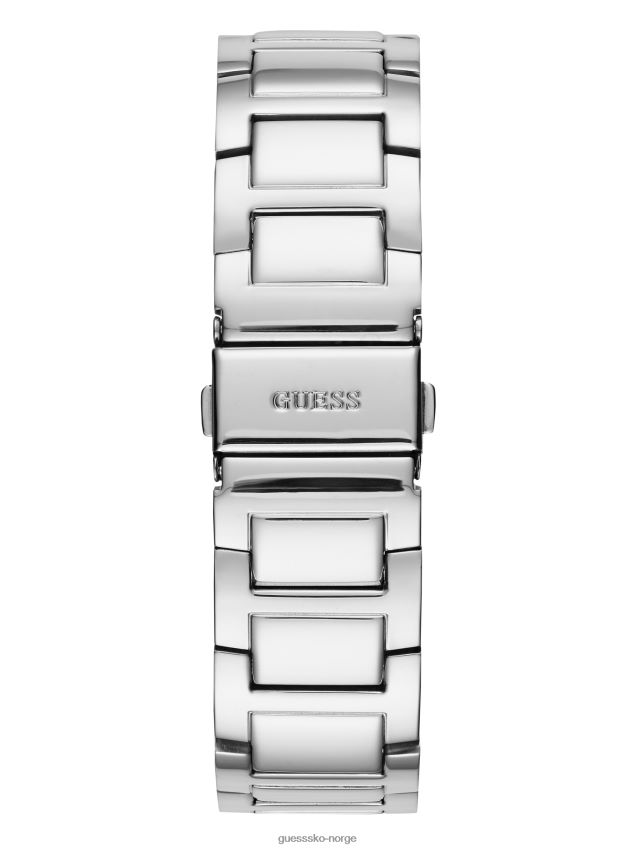 Guess sølv rhinestone sølv-tone multifunksjonsklokke sølv unisex F0LJ8010088