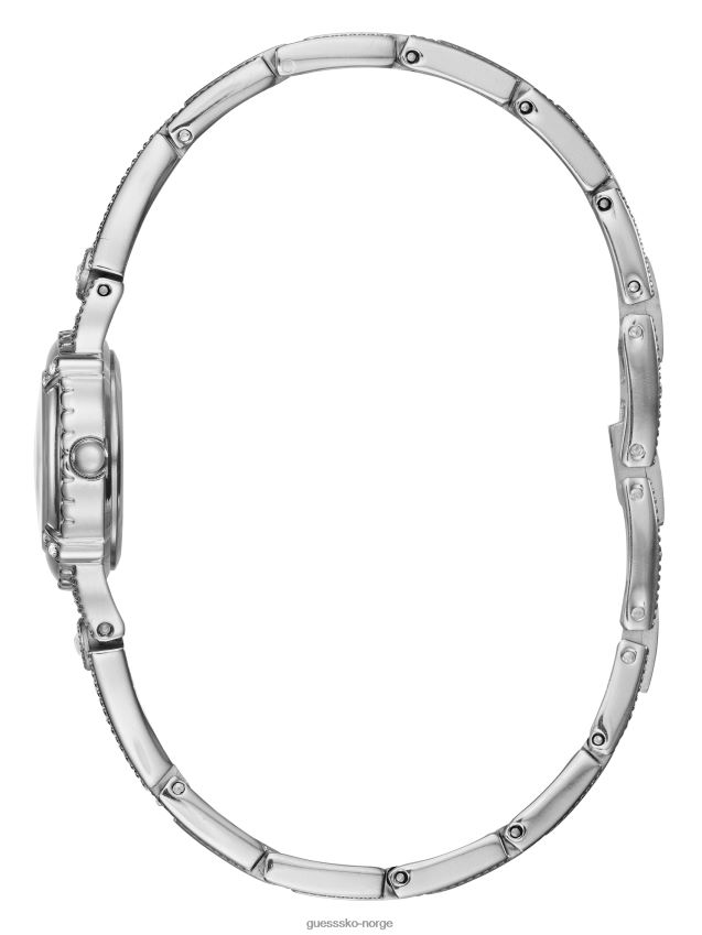 Guess sølv-tone petite krystall klokke uten farge ingen farge unisex F0LJ8010116