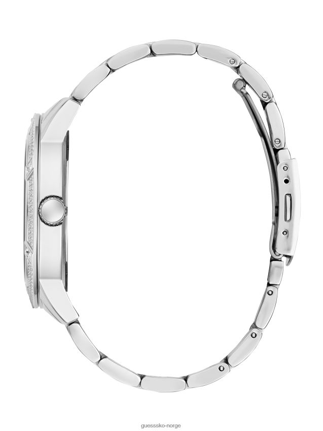 Guess sølvfarget klokke uten farge ingen farge unisex F0LJ807731