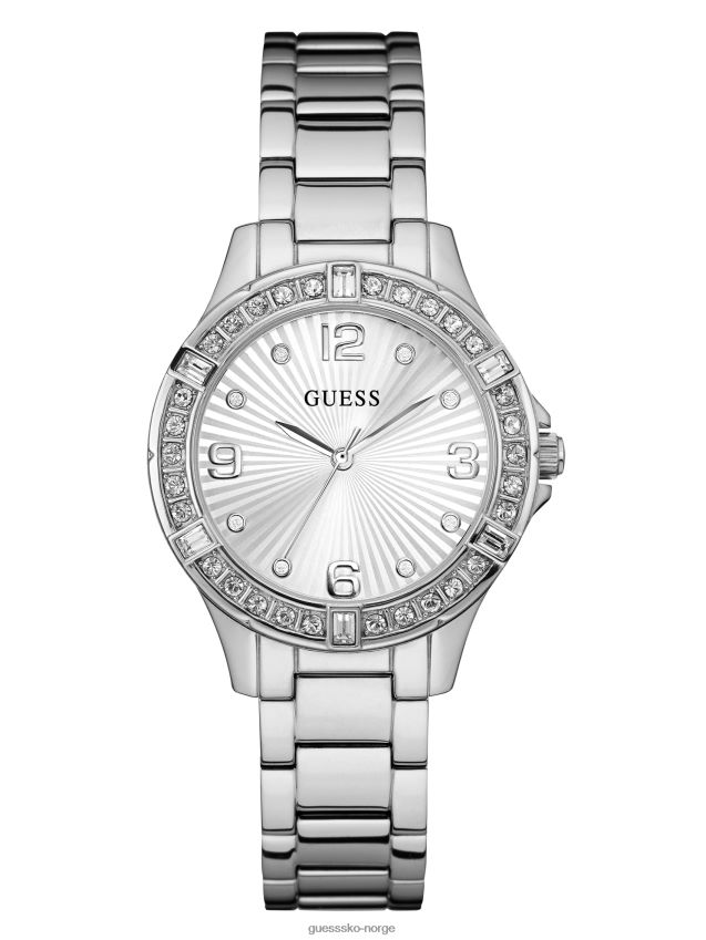 Guess sølvfarget klokke uten farge ingen farge unisex F0LJ807747