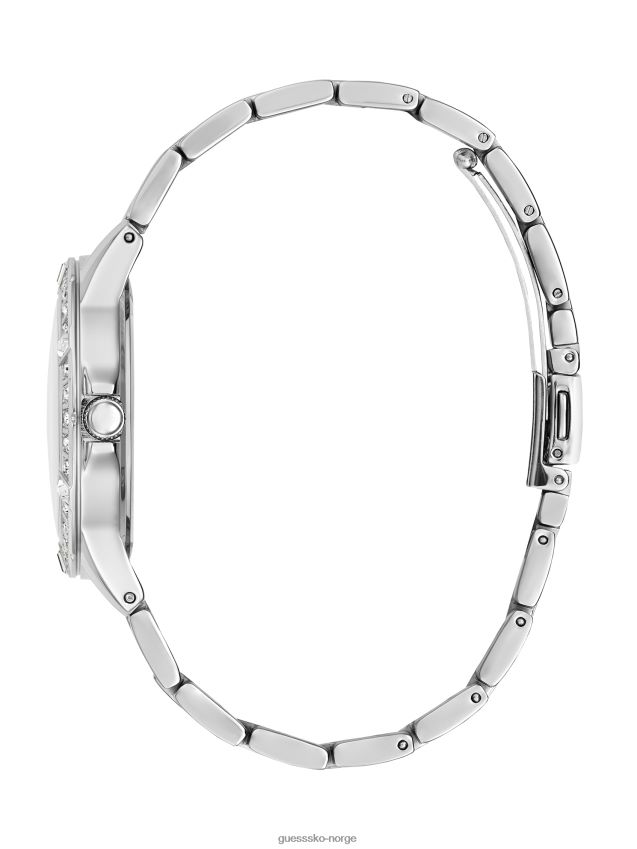 Guess sølvfarget klokke uten farge ingen farge unisex F0LJ807747