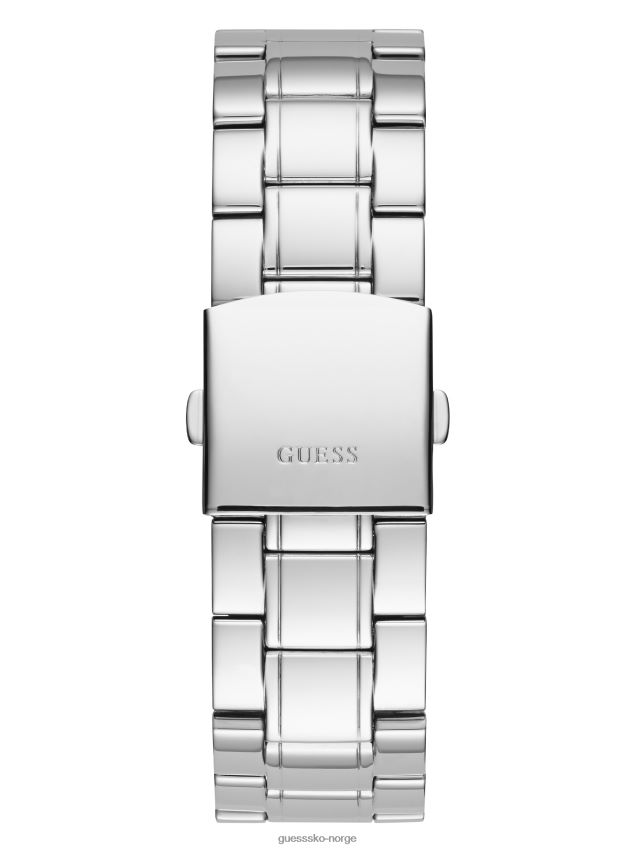 Guess sølvfarget og blå multifunksjonsklokke sølv sølv unisex F0LJ808737