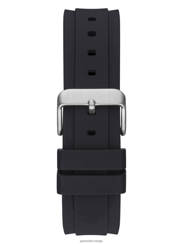 Guess sølvfarget og svart multifunksjonsklokke multi multi unisex F0LJ8010917