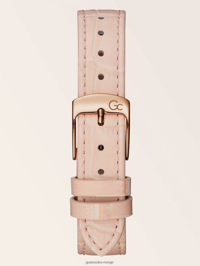 Guess skinn gc analog klokke rosa gull Rose gull unisex F0LJ804743
