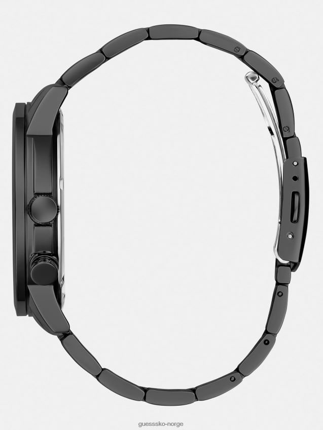 Guess svart multifunksjon stålklokke ny trend svart unisex F0LJ801638