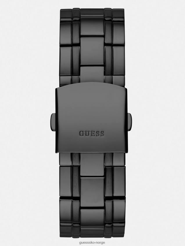 Guess svart multifunksjon stålklokke ny trend svart unisex F0LJ801638