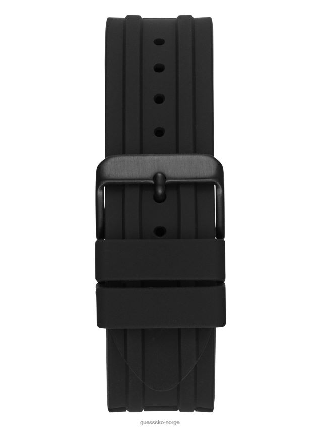 Guess svart og rosa gull-tone silikonklokke uten farge ingen farge unisex F0LJ808740