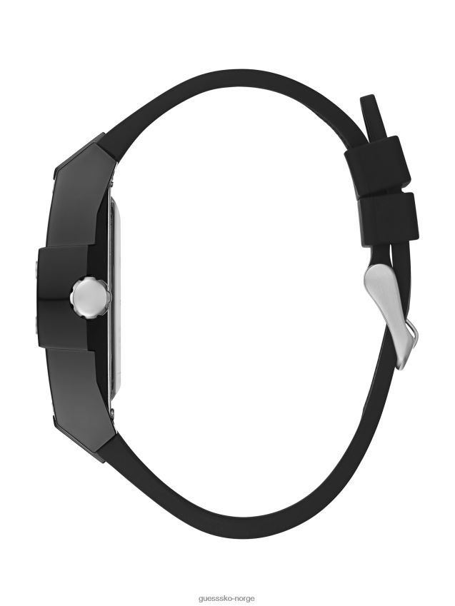 Guess svart og sølvfarget multifunksjonsklokke multi multi unisex F0LJ8010893