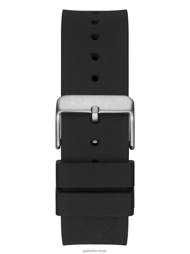 Guess svart og sølvfarget multifunksjonsklokke multi multi unisex F0LJ8010893