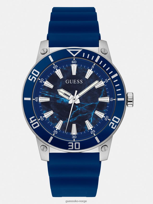 Guess svart silikon analog klokke svart unisex F0LJ801249