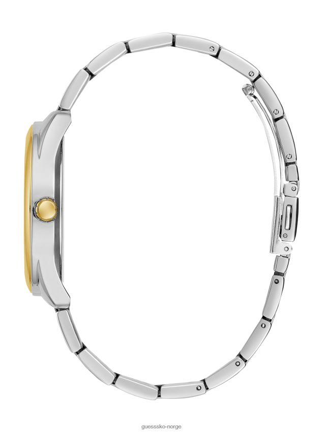 Guess tofarget logo analog klokke uten farge ingen farge unisex F0LJ807717