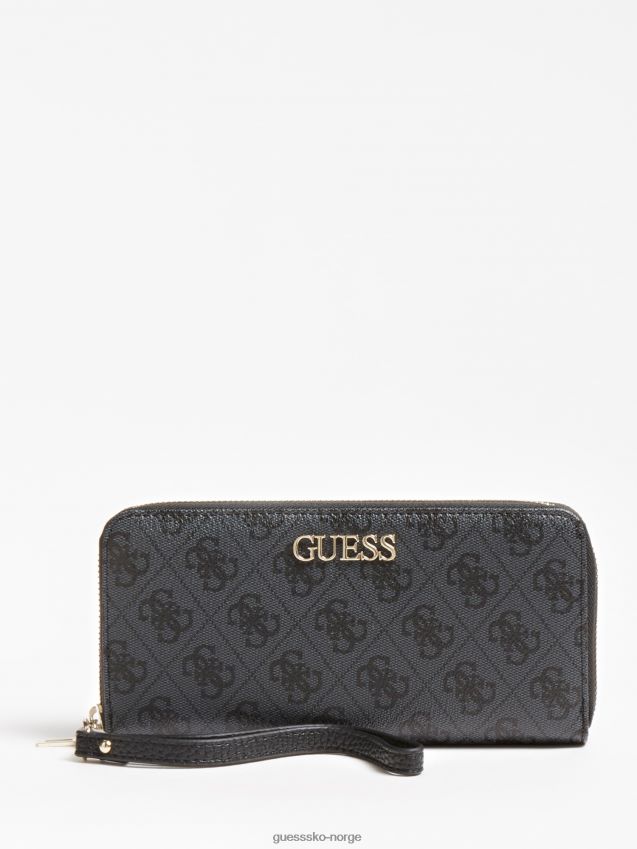 Guess alby maxi lommebok grå multi grå multi unisex F0LJ804613