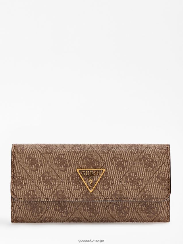 Guess beige laurbær 4g logo lommebok beige unisex F0LJ802994