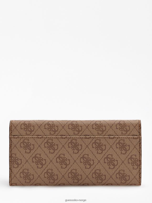 Guess beige laurbær 4g logo lommebok beige unisex F0LJ802994