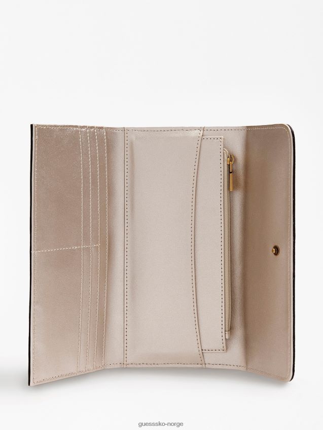 Guess beige laurbær 4g logo lommebok beige unisex F0LJ802994