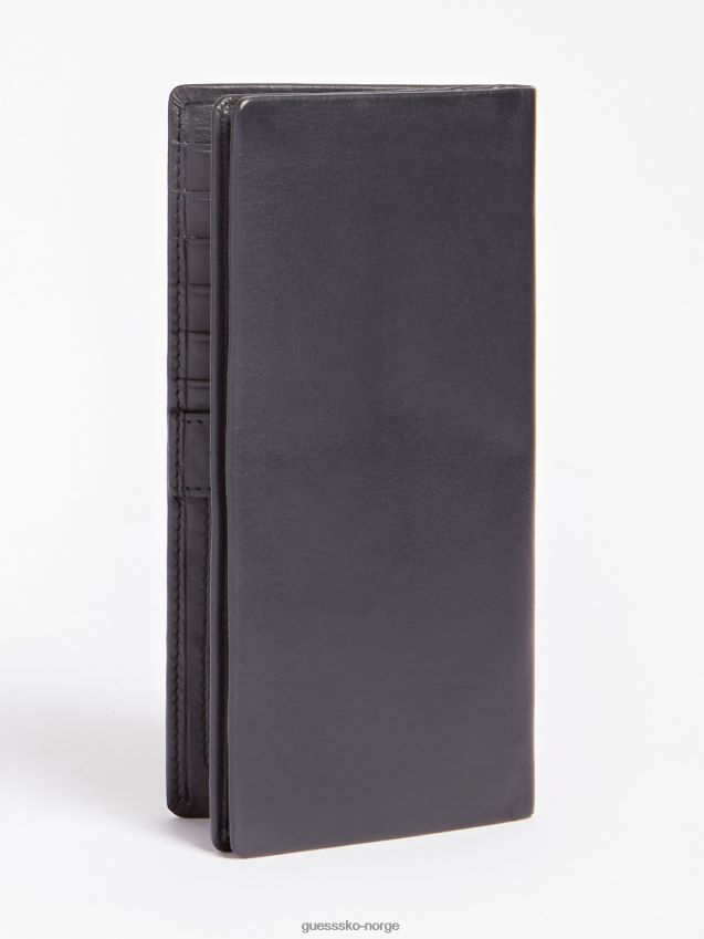 Guess blå new boston lommebok i ekte skinn blå unisex F0LJ80252