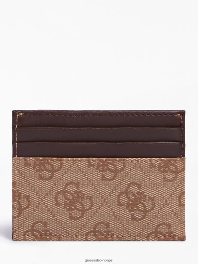 Guess brun vezzola 4g-logo kredittkortveske brun unisex F0LJ80976