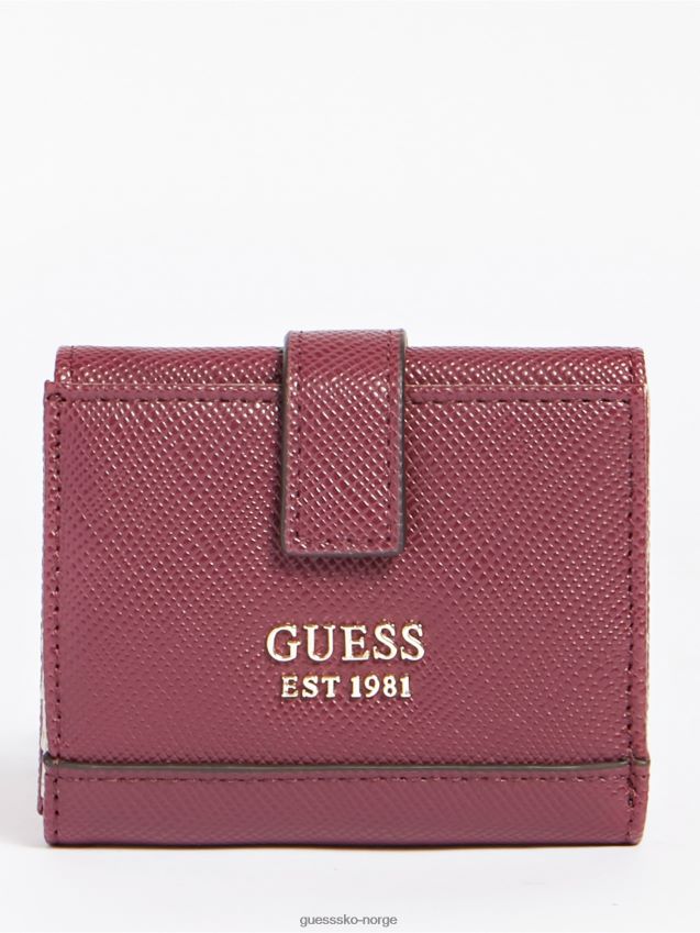 Guess burgunder cordelia mini lommebok burgunder unisex F0LJ804636